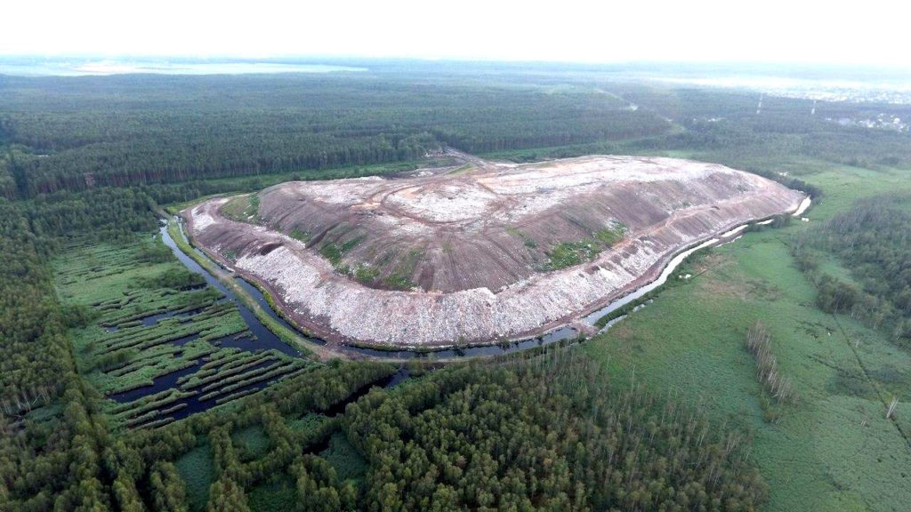 Мусорные полигоны Ленинградской области