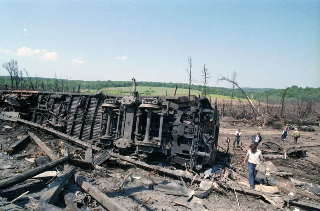 Железнодорожная катастрофа под станцией Аша (Башкирия) 4 июня 1989 года