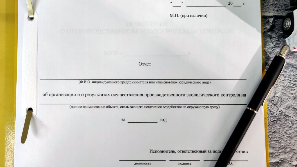 Как заполнять отчет о выбросах вредных веществ в атмосферу?