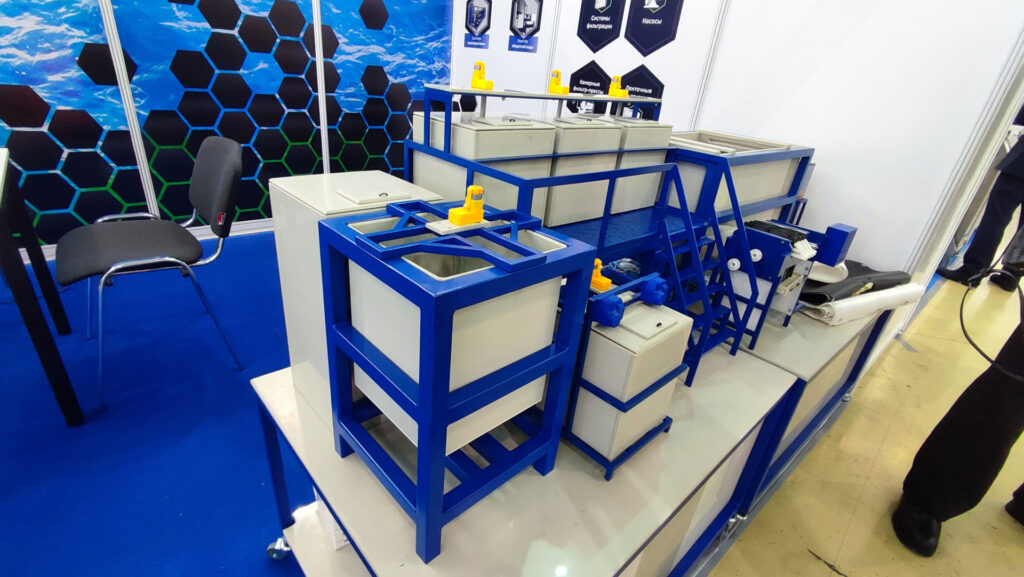 Инженерный макет установки очистки воды от EFS