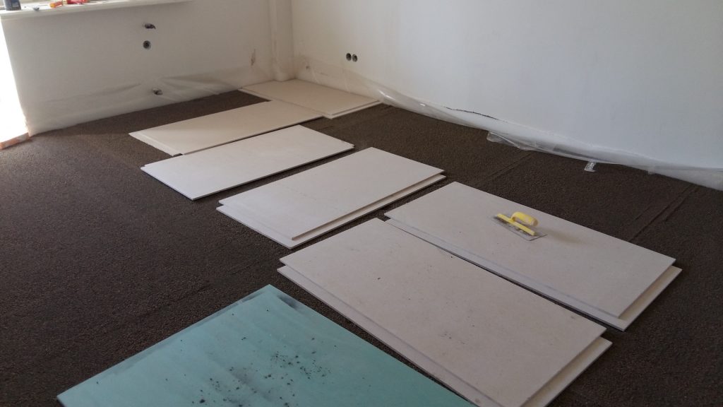 Подготовка основания пола под гипсоволокнистый лист Подготовка основания пола под гипсоволкнистый лист