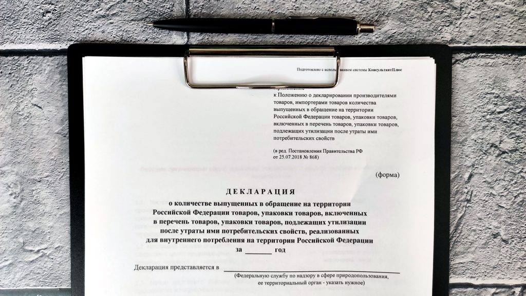 Порядок подачи декларации