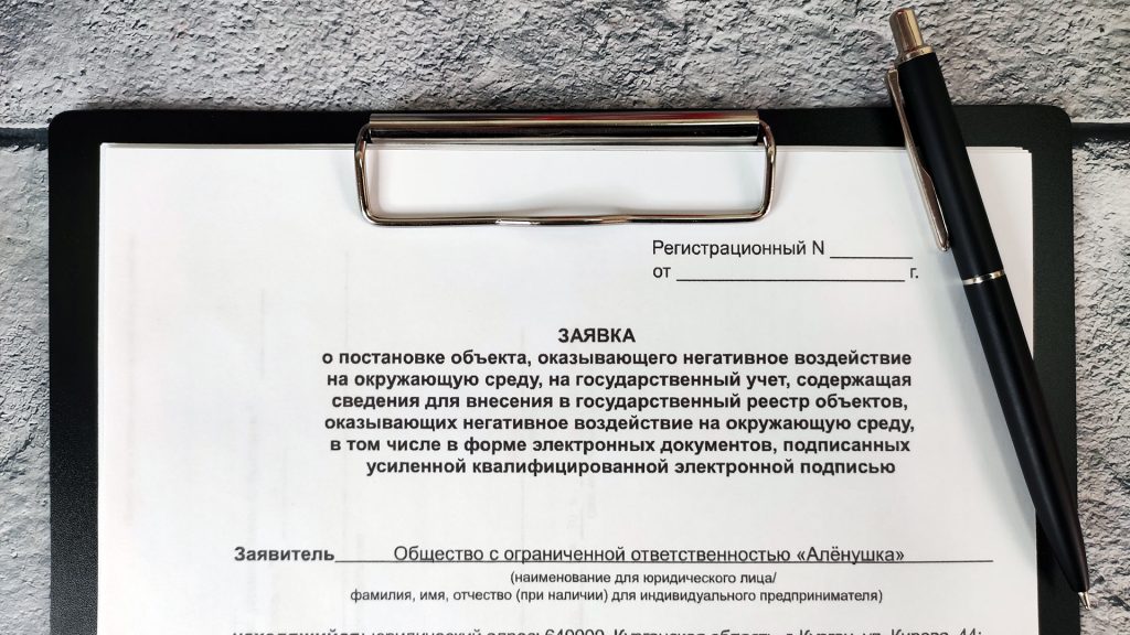 Постановка объекта НВОС на государственный учет: порядок постановки