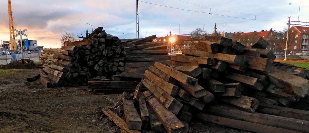 Проблемы утилизации железнодорожных шпал