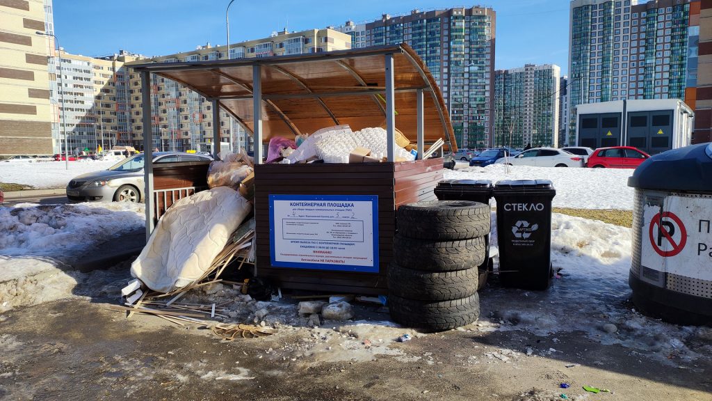 Проблемы вывоза мусора в новых ЖК