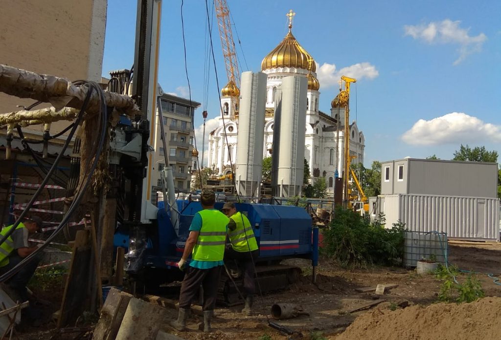 Устройство буронабивных свай